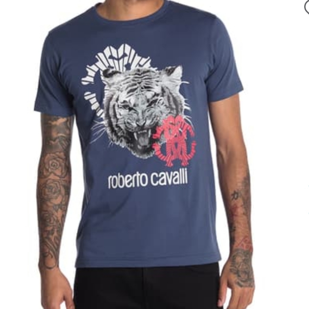 **HP** ROBERTO CAVALLI Graphic Tee - Picture 2 of 5